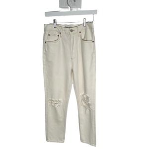 Agolde Riley High Rise Straight Crop - 26